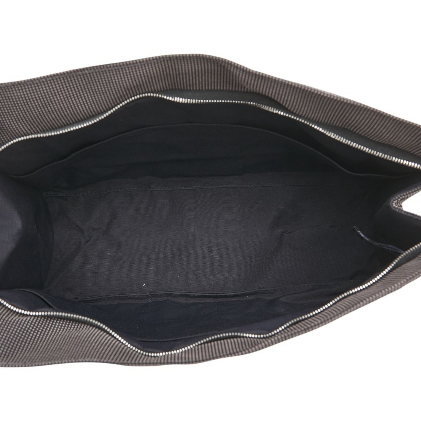 Herms Air Line Second Pouch Mm Gray Black Canvas