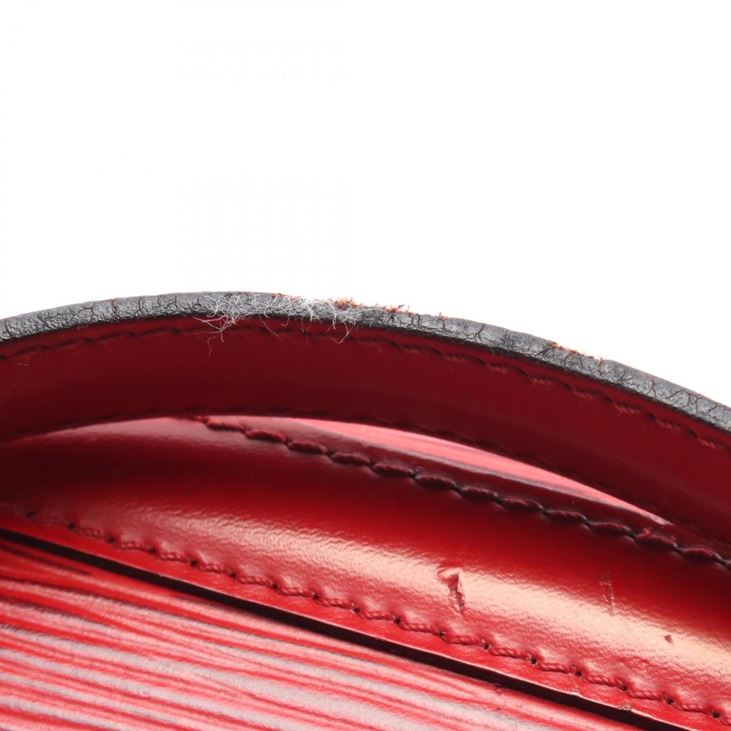 Louis Vuitton Epi Leather Lussack Shoulder Bag In Castilian Red