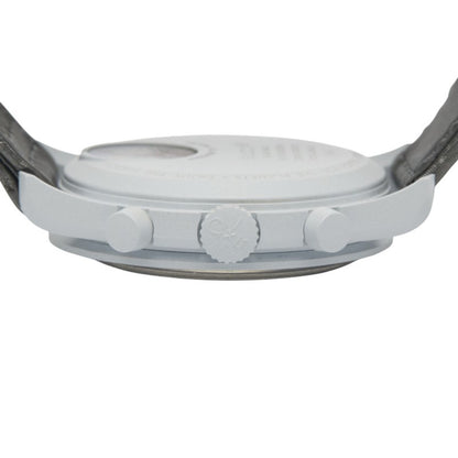 Omega X Swatch Speedmaster Moonswatch Mission To Pluto Watch So33M101 Quartz Movement White Dial