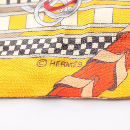 Hermes Herms Twilly Brides Et Gris Silk Scarf For Women