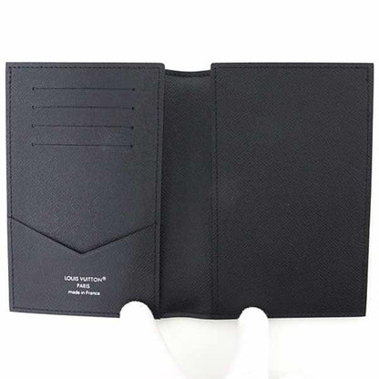 Louis Vuitton Couverture Passport Cover Nm Monogram Eclipse M64501 Black