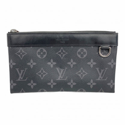 Louis Vuitton Monogram Eclipse Discovery Pm Pouch M44323 Black