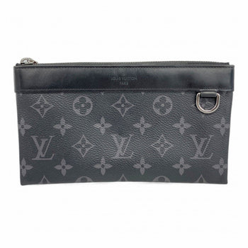 Louis Vuitton Monogram Eclipse Discovery Pm Pouch M44323 Black