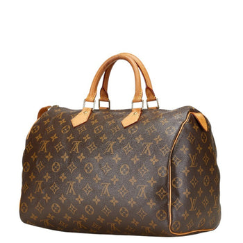 Louis Vuitton Monogram Speedy 35 Handbag/Boston Bag/Travel Bag M41524 Brown Leather
