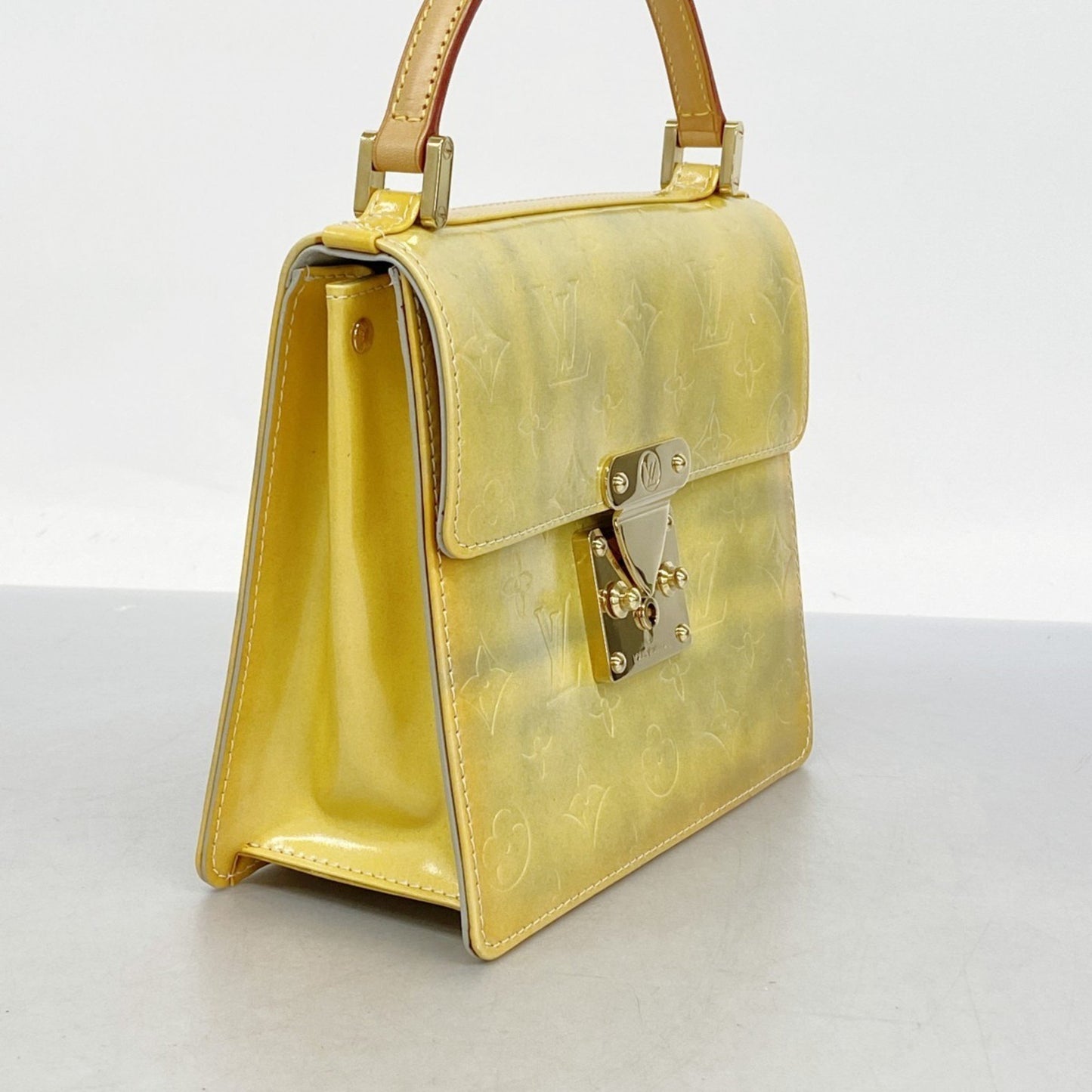 Louis Vuitton Vernis Spring Street Handbag M91029 Green