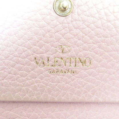 Valentino Rockstud Bi-Fold Wallet Pink