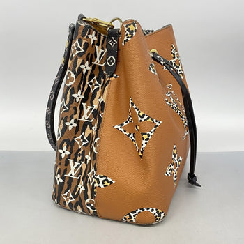 Louis Vuitton Monogram Jungle Neonoe Shoulder Bag M44717 Caramel