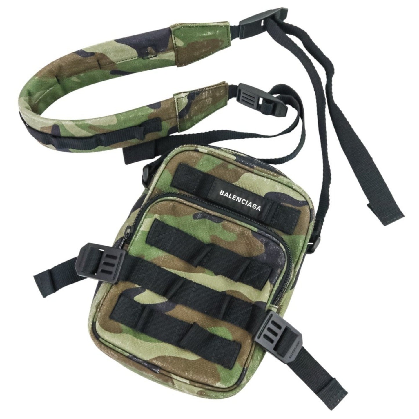 Balenciaga Army Crossbody Bag 715852 Camouflage Khaki