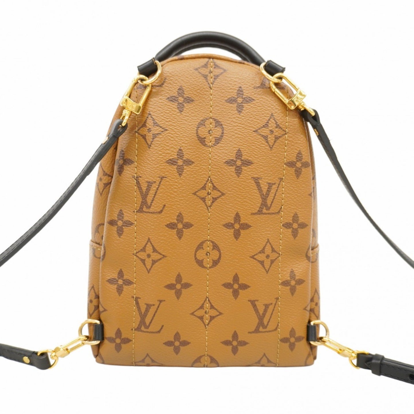 Louis Vuitton Monogram Reverse Palm Springs Mini Backpack M44872 Brown