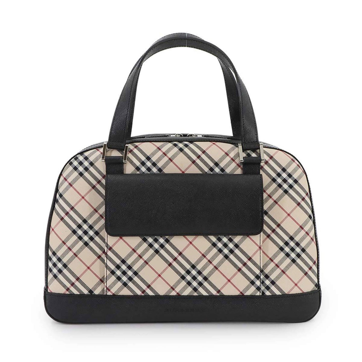 Burberry Nova Check Handbag In Canvas And Leather