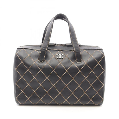 Chanel Wild Stitch Handbag Leather