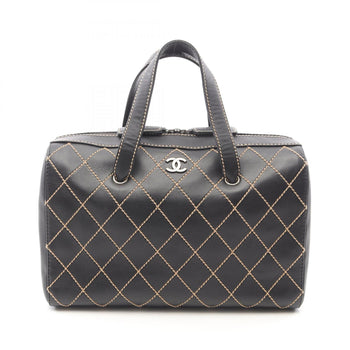 Chanel Wild Stitch Handbag Leather