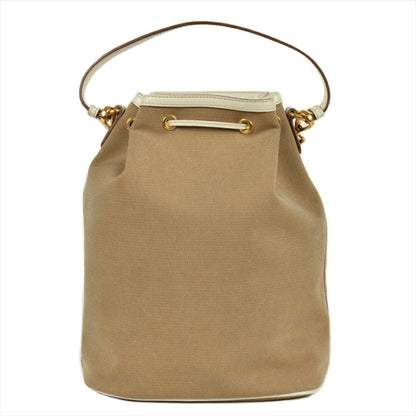 Prada Shoulder Bag Jacquard 1Bh097 Beige Outlet