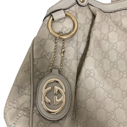 Gucci Gg Shima Sukey Handbag 1944 Off-White