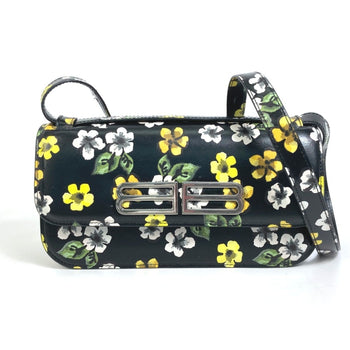 Balenciaga 674693 Gossip Flower Shoulder Bag In Leather