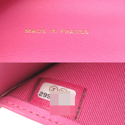 Calfskin Chanel Wallet (Tri-Fold) Grained