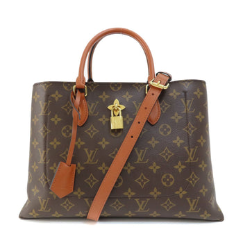 Louis Vuitton M43770 Flower Tote Monogram Handbag Canvas