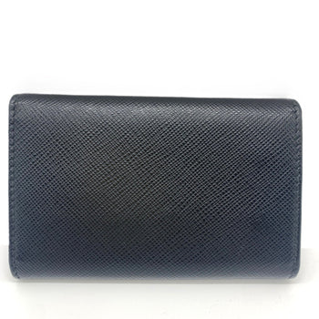 Prada Saffiano Leather 4-Ring Key Case Black Prada