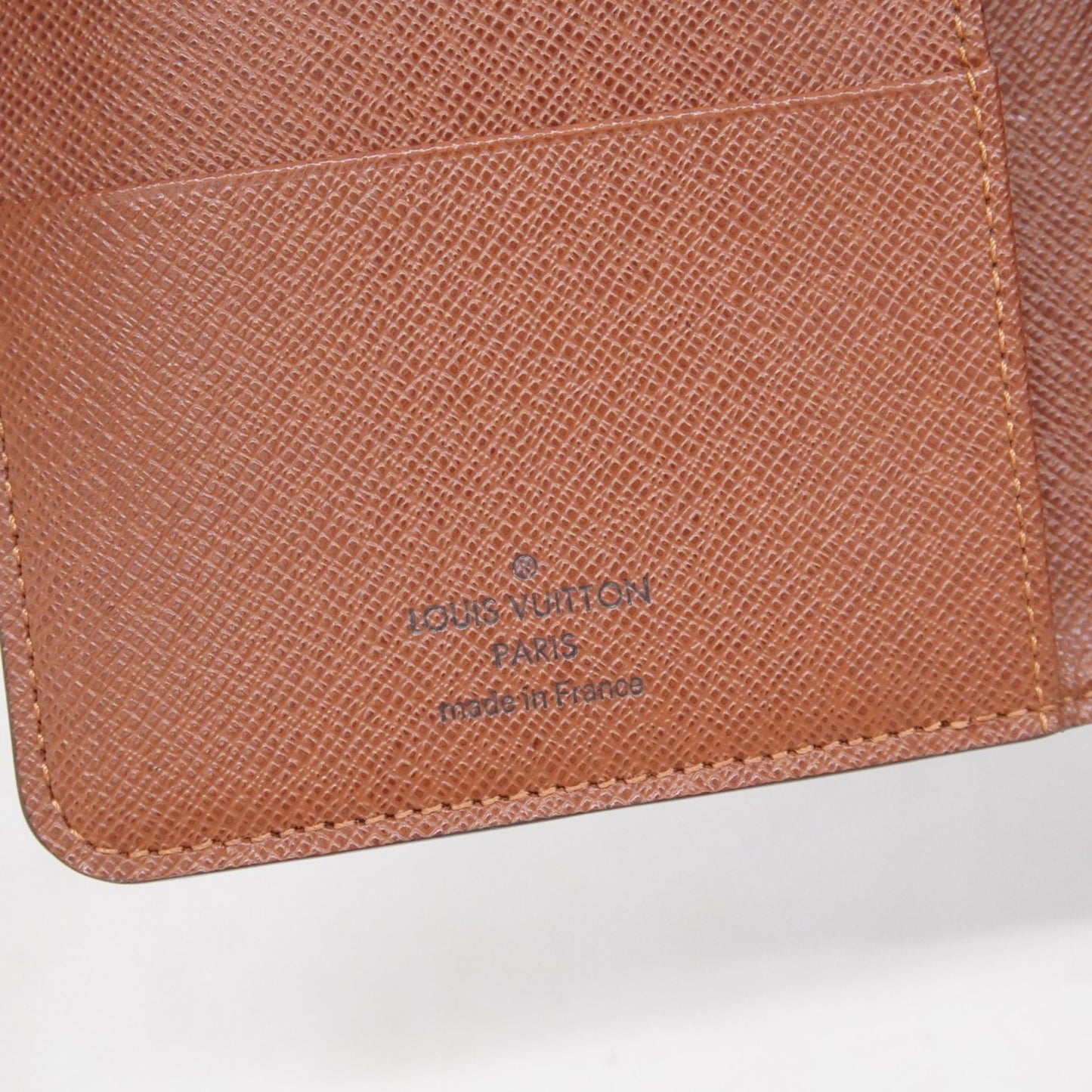 Louis Vuitton Monogram Portefeuilles Tri-Fold Long Wallet M60123 Brown