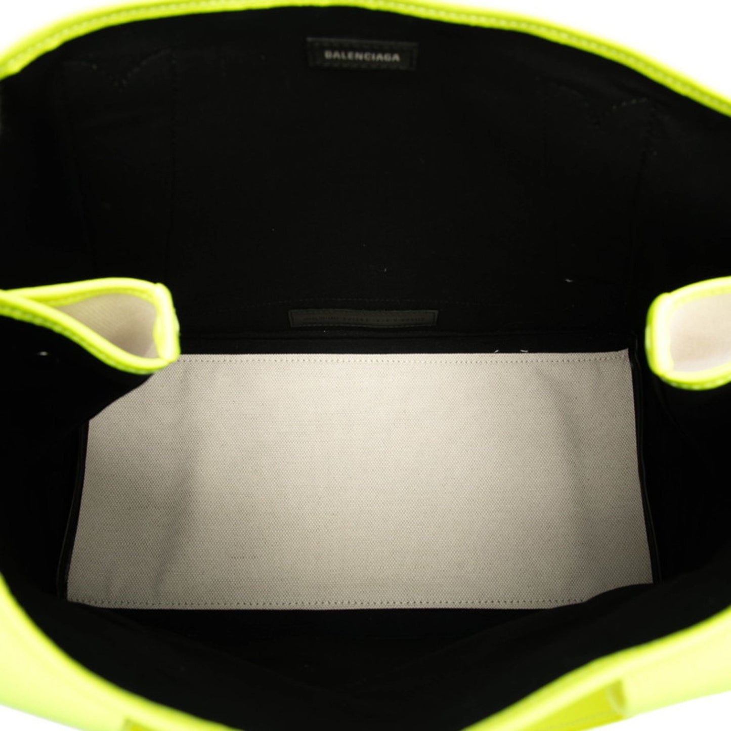 Balenciaga Navy Cabas M Handbag 581292 Beige