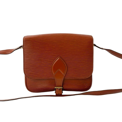 Louis Vuitton Culteciel Epi Leather Shoulder Bag/Pochette In Kenya Brown