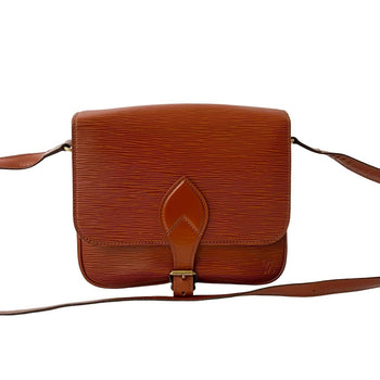 Louis Vuitton Culteciel Epi Leather Shoulder Bag/Pochette In Kenya Brown