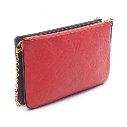 Louis Vuitton Pochette Double Zip Shoulder Bag In Monogram Empreinte Leather