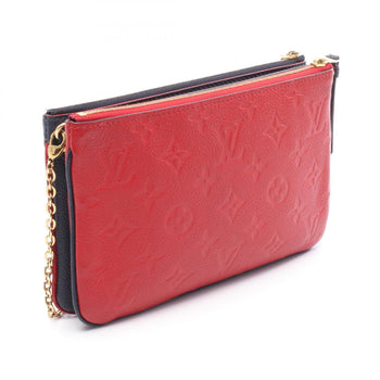 Louis Vuitton Pochette Double Zip Shoulder Bag In Monogram Empreinte Leather
