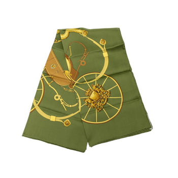 Hermes Herms Carr 90 Springs Carriage Print Scarf