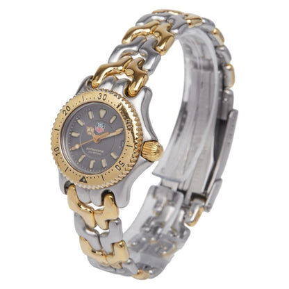 Tag Heuer Cell Watch Wg1420-0 Quartz Gray Dial Stainless Steel Plated