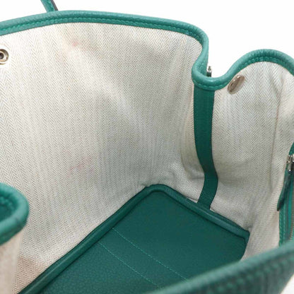 Hermes Herms Garden Party 30 Tpm Tote Bag In Negonda Malachite