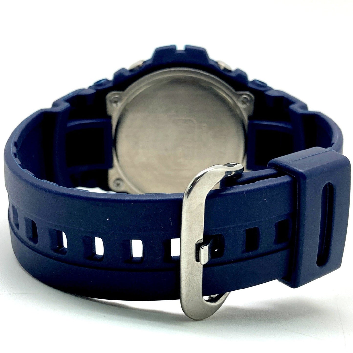 G-Shock Casio G-100-2Bm Navy Blue Watch With Shock Absorbing Curve