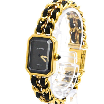 Chanel Premiere Size L Gold Plated Quartz