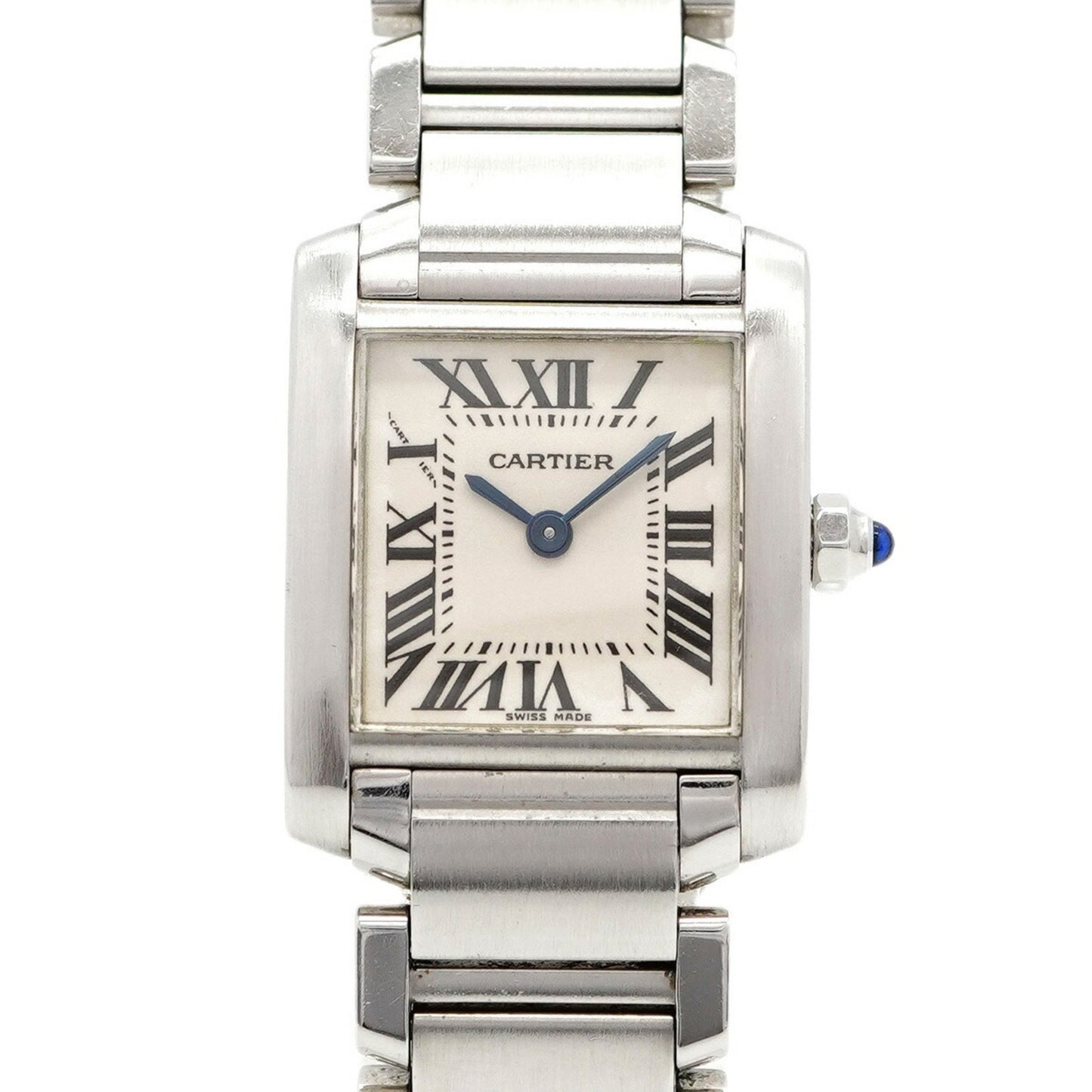 Cartier Tank Franaise Sm W51008Q3 White Dial