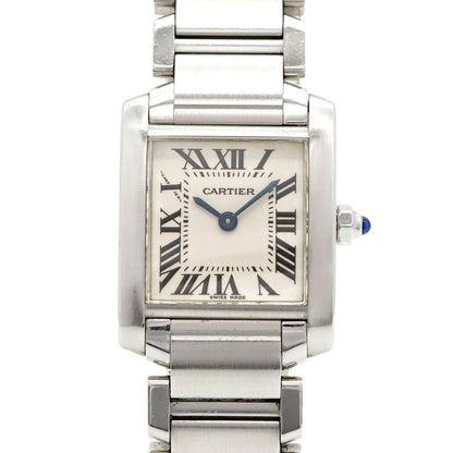 Cartier Tank Franaise Sm W51008Q3 White Dial