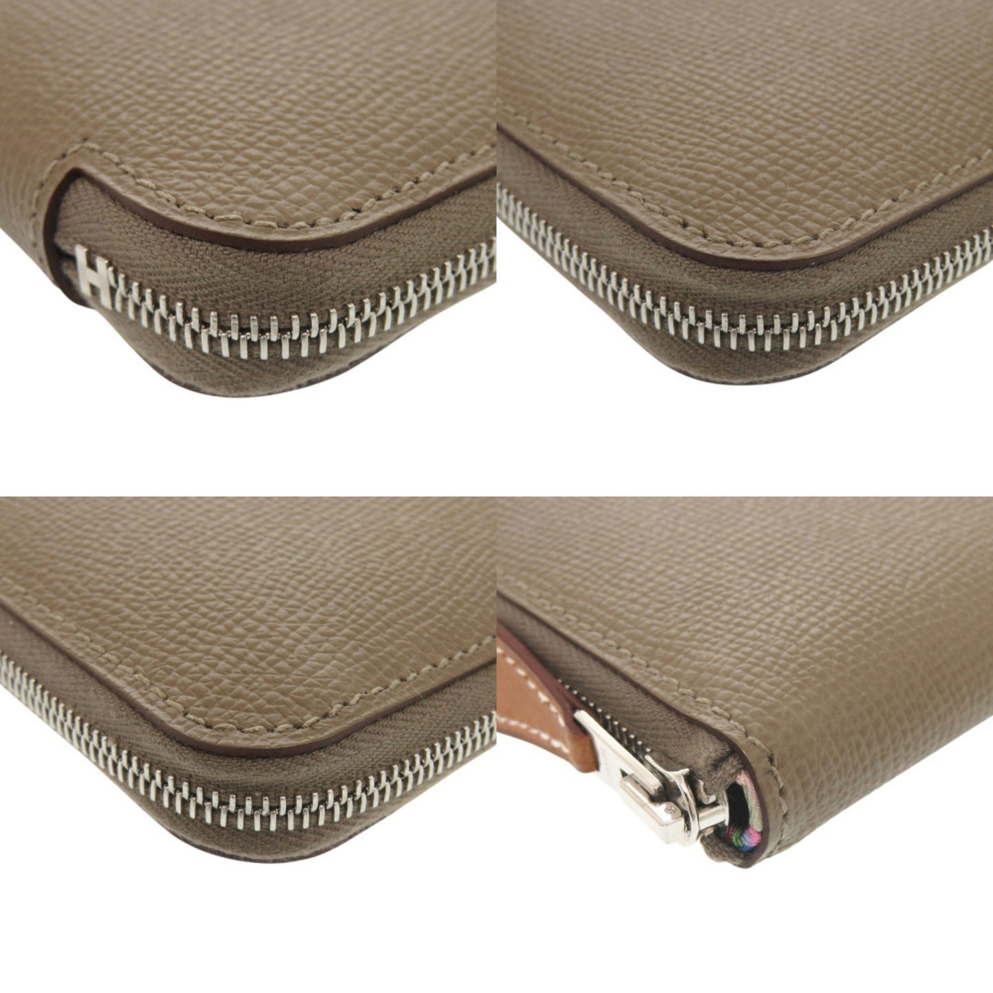 Unused Herms Azap Silk In Compact Coin Case