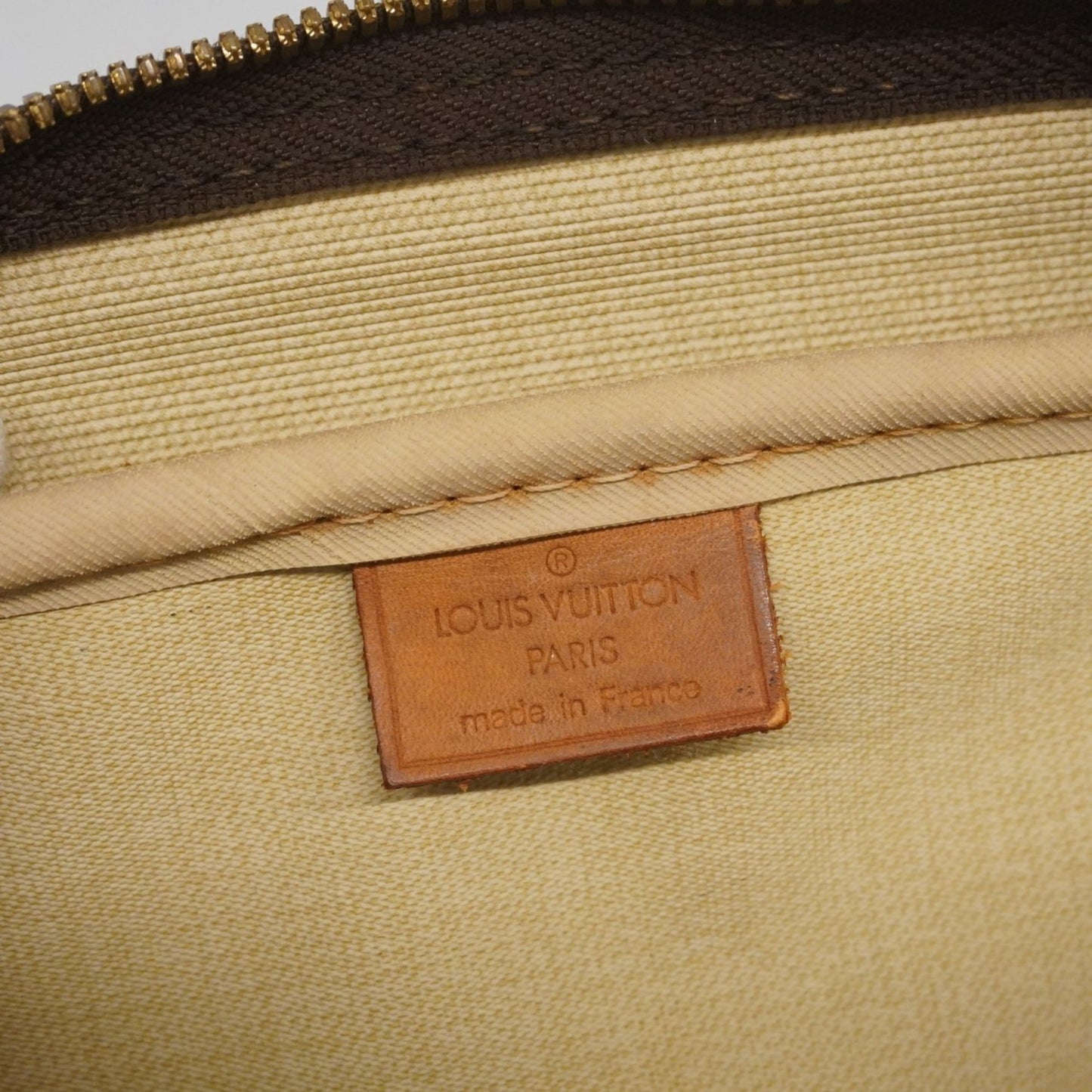 Louis Vuitton Monogram Deauville Handbag M47270 Brown