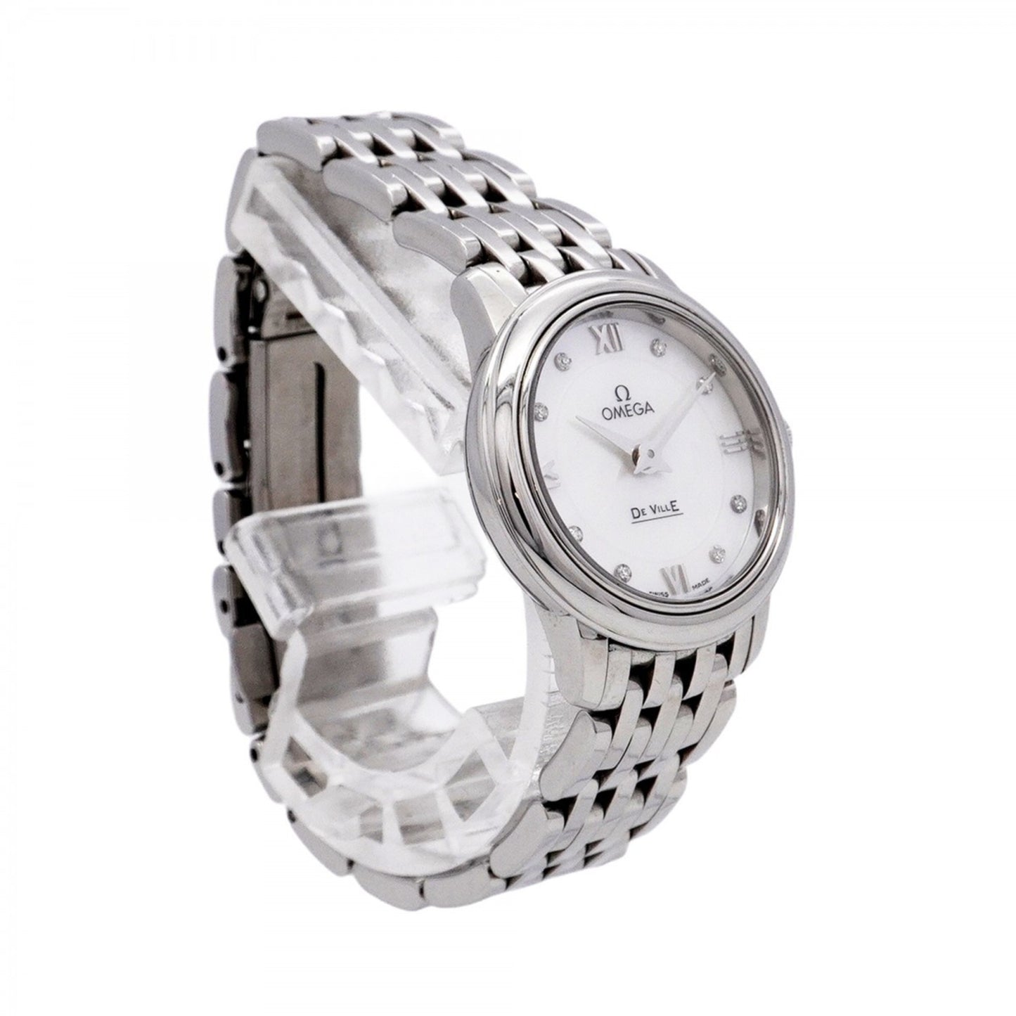 Omega De Ville 424.10.24.60.55.001 White Dial