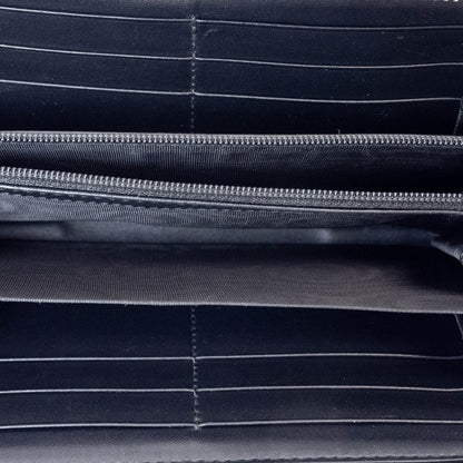 Gucci Gg Supreme Round New Web Long Wallet 4108831 Black