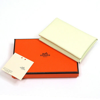 Hermes Hermes Calvi Card Case Coin Epson Jaune Milton W Stamp Made In 2024 Unused