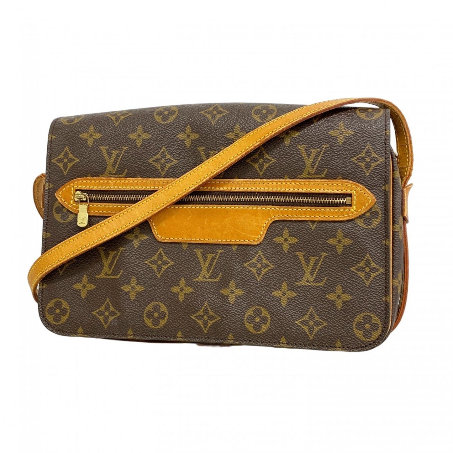 Louis Vuitton Monogram Saint-Germain 28 Shoulder Bag M51207 Brown