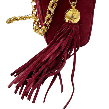 Chanel Chanel Women'S Suede Shoulder Bag