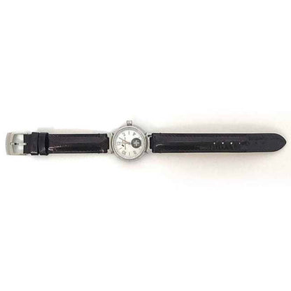 Louis Vuitton Watch Tambour White Shell Silver Brown Amaranth Love Cup Q12Mo Ss Patent Leather