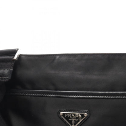 Prada Tessuto + Saffi Shoulder Bag In Nylon And Saffiano Leather
