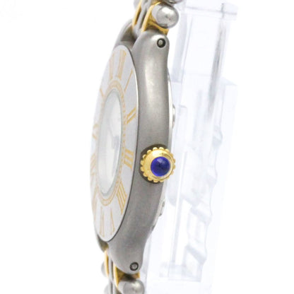 Cartier Must 21 Gold Plated Steel Quartz