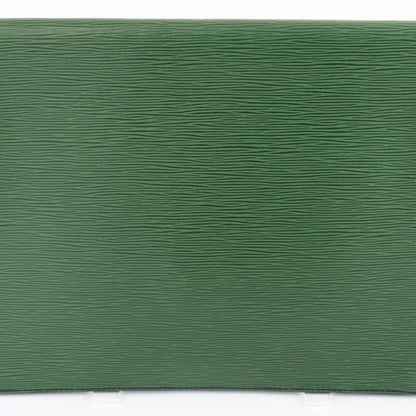 Louis Vuitton Porte-Document Senator Case Clutch Bag M54455 Epi Leather Green