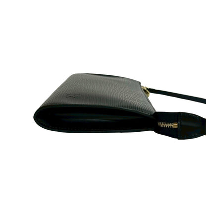 Nearly Unused Louis Vuitton Pochette Accessoires Epi Leather Mini Handbag Pouch Noir 27794