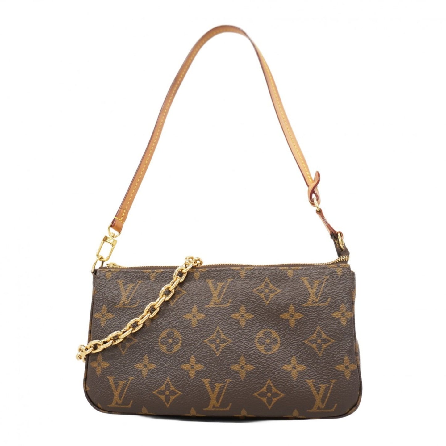 Louis Vuitton Monogram Pochette Accessoires M82766 Brown 2-Way Bag