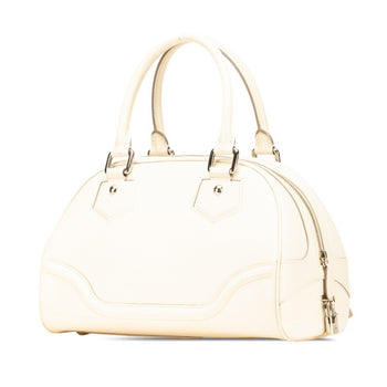 Louis Vuitton Epi Bowling Montaigne Pm Handbag M5932J Ivory White Leather