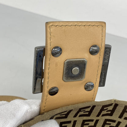 Fendi Zucchino Mamma Bucket Handbag In Nylon Canvas